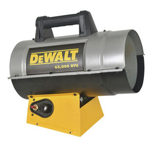 HEATING COOLING VENTING | Dewalt DXH65FAV 35,000 - 65,000 BTU Forced Air Propane Heater