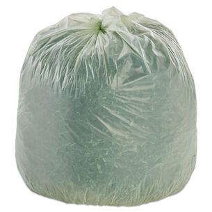 RETAIL BAGS | Stout by Envision E4248E85 EcoSafe-6400 42 in. x 48 in. 0.85 mil. 48 Gallon Compostable Bags - Green (40/Box)