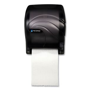 PAPER TOWEL HOLDERS | San Jamar T8090TBK 11.75 in. x 9.13 in. x 14.44 in. Tear-N-Dry Essence Touchless Towel Dispenser - Black Pearl
