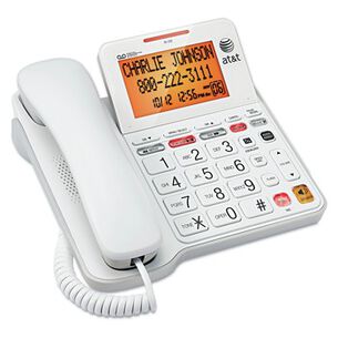 OFFICE PHONES | AT&T CL4940 Digital LCD Corded Speakerphone - White