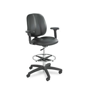 OFFICE CHAIRS | Safco 6689BL 4.13 in. x 10.25 in. x 10 in. Adjustable T-Pad Arms for Apprentice Series Chairs - Black (1-Pair)