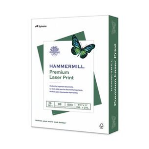 COPY AND PRINTER PAPER | Hammermill 10464-6 32 lbs. 8.5 in. x 11 in. 98 Bright Premium Laser Print Paper - White (500/Ream)