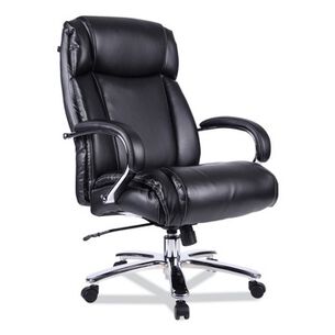 OFFICE FURNITURE AND LIGHTING | Alera ALEMS4419 Maxxis Series Big/Tall Bonded Leather Chair - Black/Chrome