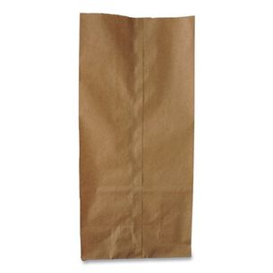 RETAIL BAGS | General 100306500PK/BL 35 lbs. Capacity 6 in. x 3.63 in. x 11.06 in. #6 Grocery Paper Bags - Kraft (1-Bundle)