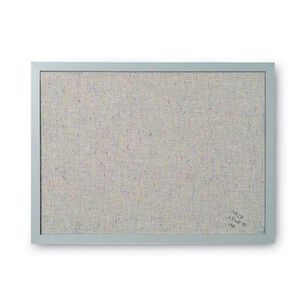 MAILROOM EQUIPMENT | MasterVision FB0470608 24 in. x 18 in. Designer Fabric Bulletin Board - Gray Fabric/Gray Frame