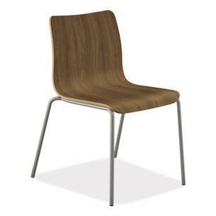 OFFICE FURNITURE AND LIGHTING | HON HRUCK1L.PINC.PR8 18 in. Seat Height Supports Up to 300 lbs. Pinnacle Seat/Back Ruck Laminate Chair - Silver Base