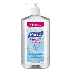  | PURELL 3023-12 20 oz. Pump Advanced Refreshing Gel Hand Sanitizer - Clean Scent