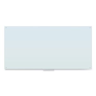 WHITE BOARDS | U Brands 4148U00-01 96 x 47 Glass Dry Erase Board - White Surface