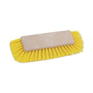CLEANING TOOLS | Boardwalk BWK3410 10 in. Brush Yellow Polypropylene Bristles Dual-Surface Scrub Brush