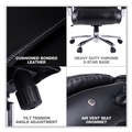 Office Chairs | Alera ALEMS4419 Maxxis Series Big/Tall Bonded Leather Chair - Black/Chrome image number 6