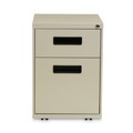 Office Filing Cabinets & Shelves | Alera ALEPABFPY 2-Drawers 14.96 in. x 19.29 in. x 21.65 in. Left or Right Legal/Letter File Pedestal - Putty image number 1