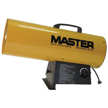 Master MH-150V-GFA-A 150,000 BTU Variable Output LP Forced Air Heater