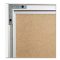 White Boards | U Brands 073U00-01 70 x 47 Magnetic Dry Erase Board with Aluminum Frame - White Surface/Silver Frame image number 4