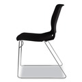 Office Chairs | HON HMS1.N.ON.Y Motivate Supports Up to 300 lbs. High-Density Stacking Chairs - Onyx/Black/Chrome (4/Carton) image number 8