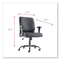 Office Chairs | OIF OIFBT4510 19.29 in. to 23.22 in. Seat Height Supports Up to 450 lbs. Big/Tall Swivel/Tilt Mid-Back Chair - Black image number 7