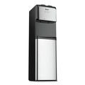 Water Dispensers | Avanti WDBMC810Q3S 3 to 5 Gallon 41.25 in. Stainless Steel Bottom Loading Water Dispenser with UV Light - Black image number 0