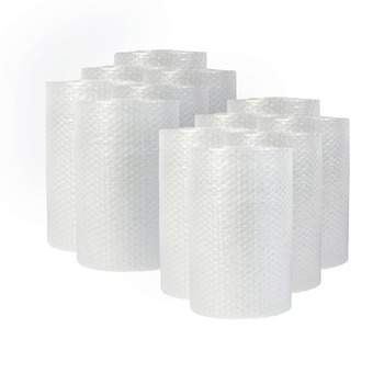 Universal 4087868 12 in. x 30 ft. 0.31 in. Thick Bubble Packaging Perforated Every 12 in. - Clear (12/Carton)