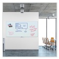 White Boards | U Brands 4148U00-01 96 x 47 Glass Dry Erase Board - White Surface image number 1