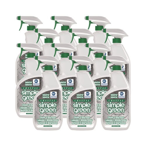 Cleaners & Chemicals | Simple Green 0610001219024 Crystal 24 oz Spray Bottle Industrial Cleaner/Degreaser (12/Carton) image number 0