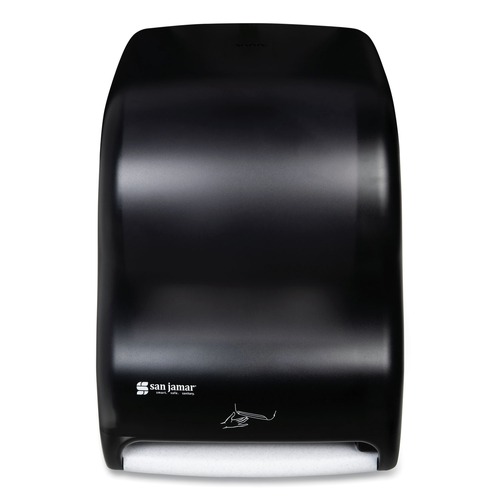 Paper Towel Holders | San Jamar T1400TBK 11.75 in. x 9 in. x 15.5 in. Smart System with iQ Sensor Towel Dispenser - Black Pearl image number 0