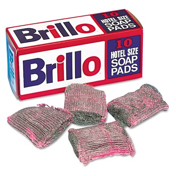 Brillo SP1210BRILLO Hotel Size Steel Wool Soap Pads (120/Carton)