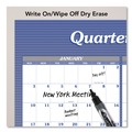 Bulletin Boards | AT-A-GLANCE A1102 24 in. x 36 in. 12-Month (Jan to Dec) 2025 Vertical/Horizontal Erasable Quarterly/Monthly Wall Planner - White/Blue Sheets image number 3