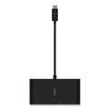 Electronic Adapters & Chargers | Belkin AVC005BK-BL 4.33 in. USB-C HDMI/Ethernet/USB-A/USB-C/VGA Multimedia Adapter - Black image number 3