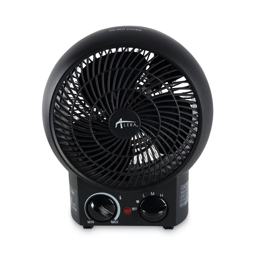 Heaters | Alera ALEHEFF10B 1500 Watts 8.25 in. x 4.37 in. x 9.5 in. Heater Fan - Black image number 0