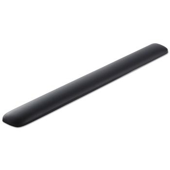 3M WR85B 19 in. x 2 in. x 0.75 in. Gel Keyboard Wrist Rest - Solid Black