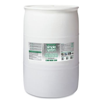 Simple Green 0600000119055 Crystal 55 Gallon Drum Industrial Cleaner/Degreaser