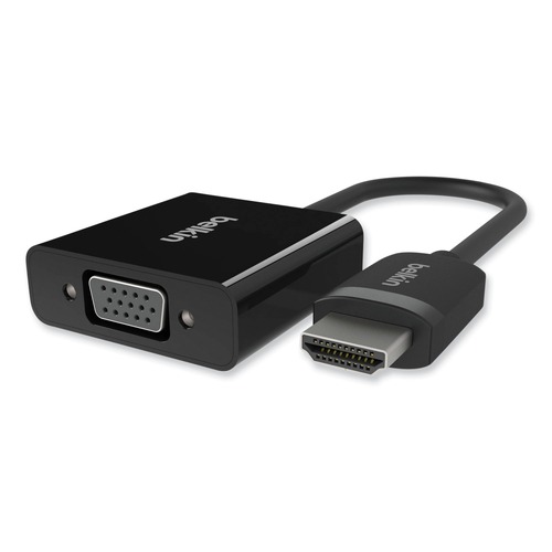 Electronic Adapters & Chargers | Belkin F2CD058 5 in. HDMI to VGA plus 3.5mm Audio Adapter - Black image number 0