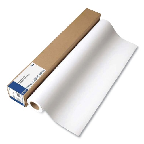 Art & Craft Paper | Epson S042323 17 in. x 50 ft. 16 mil Hot Press Fine Art Paper Roll - Smooth Matte Natural (1-Roll) image number 0