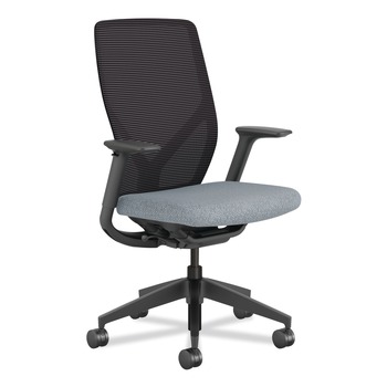 HON HONFXTSAMAX25NL Flexion 14.81 in. to 19.7 in. Seat Height Supports Up to 300lb Mesh Back Task Chair - Black/Basalt