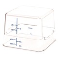 Food Trays, Containers, and Lids | Carlisle 1195407 Squares 12-Quart Polycarbonate Food Storage Container - Clear image number 3