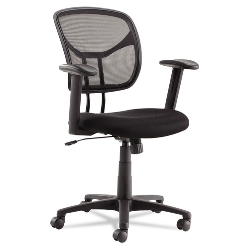 Office Chairs | OIF OIFMT4818 17.72 in. - 22.24 in. Seat Height Swivel/Tilt Mesh Task Chair with Adjustable Arms Supports Up to 250 lbs. - Black image number 0