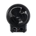 Heaters | Alera ALEHEFF10B 1500 Watts 8.25 in. x 4.37 in. x 9.5 in. Heater Fan - Black image number 0