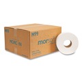 Toilet Paper | Morcon Paper M99 3.3 in. x 1,000 ft 2-Ply Septic Safe Bath Tissue - Jumbo White (12/Carton) image number 0