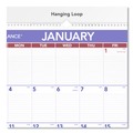 Bulletin Boards | AT-A-GLANCE PM4-28 20 in. x 30 in. Monthly Wall Calendar 2025 with Ruled Daily Blocks - White Sheets image number 2