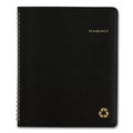 Notebooks & Pads | AT-A-GLANCE 70120G05 8.75 in. x 7 in. 12-Month (Jan to Dec) 2025 Recycled Monthly Planner with Perforated Memo Section - Black Cover image number 0