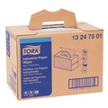 Paper Towels and Napkins | Tork 13247501 12.8 x 16.5 4-Ply Industrial Paper Wiper - Blue/Unscented (180/Carton) image number 2