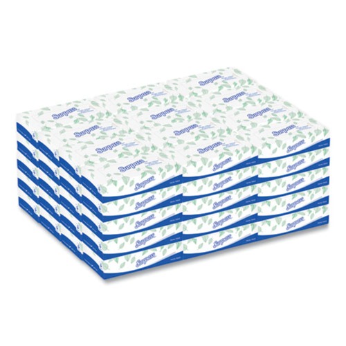  | Surpass KCC 21390 2-Ply Facial Tissue for Business - White (125 Sheets/Box, 60 Boxes/Carton) image number 0