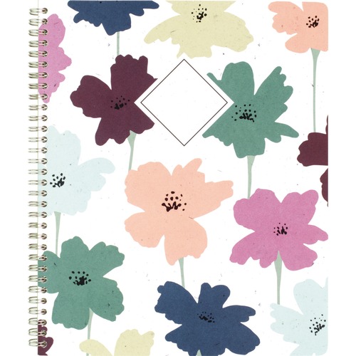 Notebooks & Pads | AT-A-GLANCE GP46905A GreenPath 11 in. x 9.38 in. Academic Year Weekly/Monthly Planner (July 2024 - June 2025) - Floral image number 0