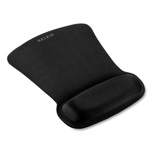 Mouse Pads & Wrist Support | Belkin F8E262-BLK WaveRest 9.3 in. x 11.9 in. Gel Mouse Pad with Wrist Rest - Black image number 0