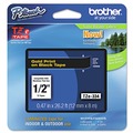 Labels | Brother P-Touch TZE334 0.47 in. x 26.2 ft. TZe Standard Adhesive Laminated Labeling Tape - Gold on Black image number 0