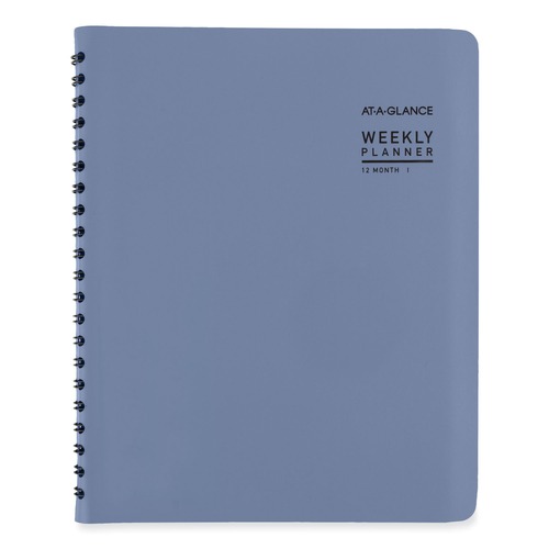 Notebooks & Pads | AT-A-GLANCE 70940X20 11.38 in. x 9 in. 12-Month (Jan to Dec) 2025 Contemporary Weekly/Monthly Planner - Slate Blue Cover image number 0