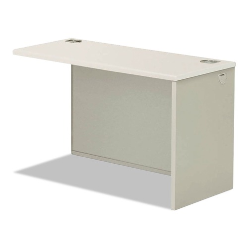 Office Desks & Workstations | HON H38945R.B9.Q 38000 Series 33.75 in. x 65 in. x 4.19 in. Right Return Shell - Silver Mesh/Light Gray image number 0