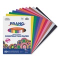 Art & Craft Paper | Prang P6503 50 lbs. Text Weight 9-in x 12-in SunWorks Construction Paper - Assorted (50/Pack) image number 0