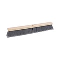 Brooms | Boardwalk BWK20424 3 in. Flagged Polypropylene Bristles 24 in. Brush Floor Brush Head - Gray image number 0