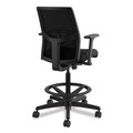 Office Chairs | HON HITSMS1AHIMCU10BLSBT Ignition 2.0 23 in. to 32 in. Seat Height Supports Up to 300 lb Ilira-Stretch Mesh Back Task Stool - Black image number 5