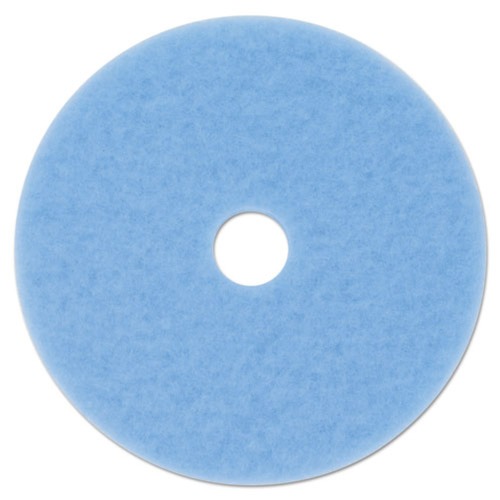 Sponges & Scrubbers | 3M 3050-20 20 in. Diameter 3050 Hi-Performance Burnish Pad - Sky Blue (5/Carton) image number 0